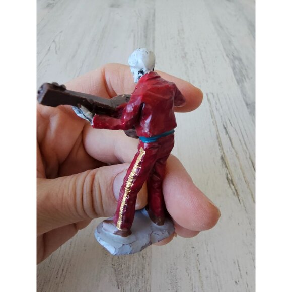 Lemax skeleton band musical drinking‎ people accessory Halloween set guitar - Picture 11 of 11